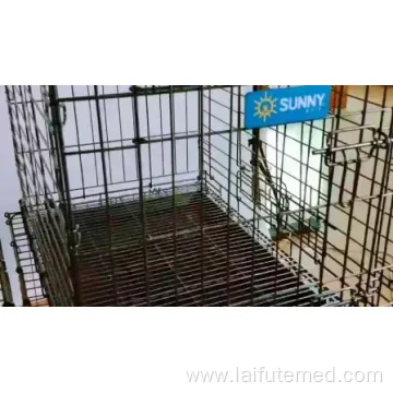 Foldable Iron Pet Carrier Cage for Dogs and Cats